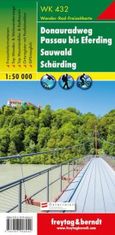 Freytag & Berndt WK 432 Donauradweg Passau-Eferding 1:50 000 / turistická mapa