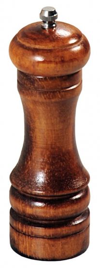 Kesper Mlynček na korenie z gumovníkového dreva vysoký 16,5 cm