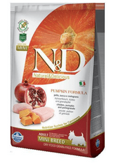 Farmina N&D dog PUMPKIN (GF) adult mini, chicken & pomegranate 7kg