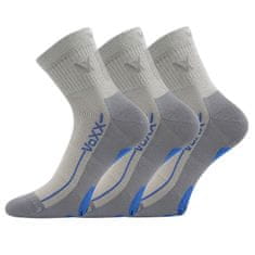 Voxx 3PACK ponožky sivé (Barefootan-grey) - veľkosť S