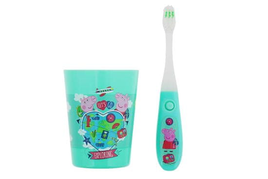 GADGET Detská zubná kefka s časovačom zelená - Zábavné cestovanie