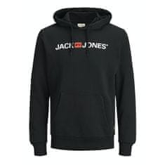 Jack&Jones Pánska mikina JJECORP Regular Fit 12137054 Black (Veľkosť S)
