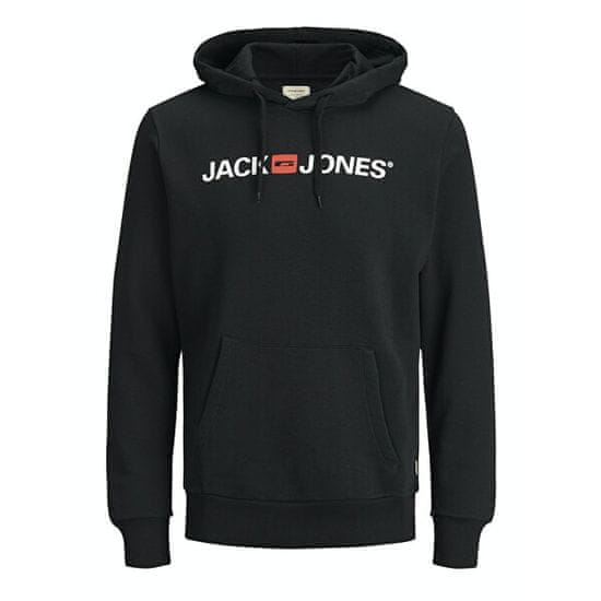Jack&Jones Pánska mikina JJECORP Regular Fit 12137054 Black