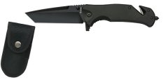Albainox Nôž zatvárací taktický 18751 Tanto, s puzdrom - čierny