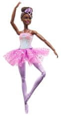 Mattel Barbie Svietiaca magická baletka s fialovou sukňou HLC26