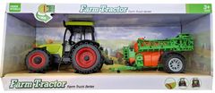 Euro-Trade Poľnohospodársky traktor s prívesom, svetlo, zvuk, 50cm