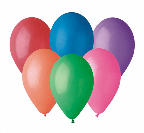 GoDan Latexové balóny Pastelové 7" - mix farieb 25 ks