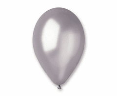 GoDan Latexový balón Metalizovaný 12" / 30 cm - strieborná