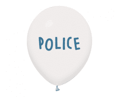 GoDan Latexové balóny Police - 5 ks