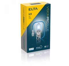 Elta ELTA H3 VisionProBlue 55W 12V PK22s sada 2ks EB1453TR