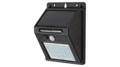 Rabalux Rabalux solárne svietidlo Ostrava LED 1,3 W čierna IP44 7880