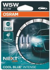 Osram OSRAM W5W 2825CBN-02B COOL BLUE INTENSE Next Gen, 5W, 12V, W2.1x9.5d blister duo box