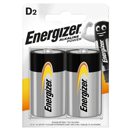 Energizer ALKALINE POWER D 2ks