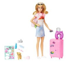 Mattel Barbie Bábika Malibu na cestách HJY18