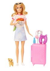 Mattel Barbie Bábika Malibu na cestách HJY18