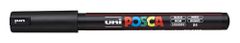 Uni-ball POSCA akrylový popisovač - čierny 0,7 mm