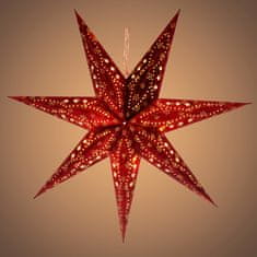 Retlux Vianočné osvetlenie RXL 338 hvězda červená 10LED WW
