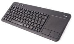 HAMA Počítačová klávesnica Uzzano 3.1 pro Smart TV, CZ/ SK - černá