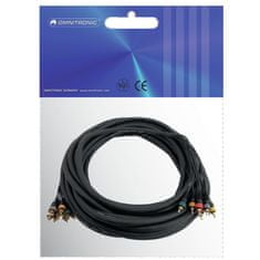 Omnitronic Hadí kábel 8x RCA - 8x RCA, 15 m