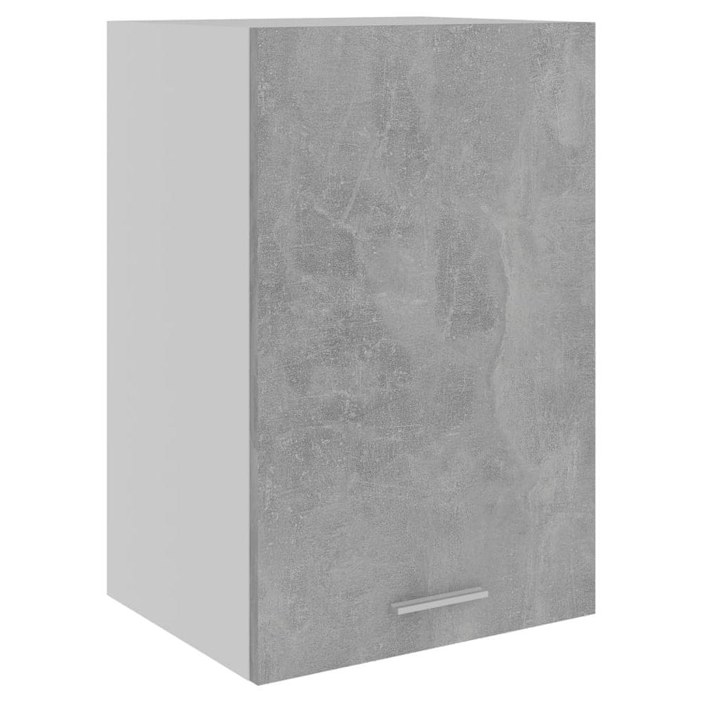 Vidaxl Závesná skrinka, betónovo sivá 39,5x31x60 cm, drevotrieska