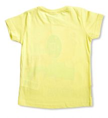 Eplusm Dievčenské tričko "Peppa Pig" žltá 116 / 5–6 rokov Žltá