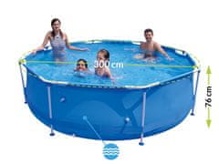 nabbi Bazén s konštrukciou a príslušenstvom Aquabel 300 cm - modrá
