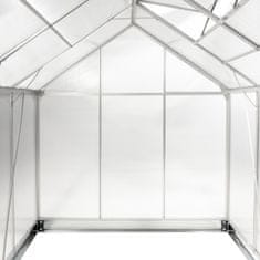 nabbi Záhradný skleník Glasshouse 250x190x195 cm - priehľadná