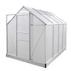 nabbi Záhradný skleník Glasshouse 250x190x195 cm - priehľadná