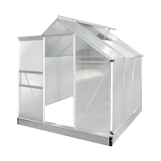 nabbi Záhradný skleník Glasshouse 190x190x195 cm - priehľadná