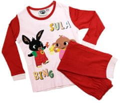 SETINO Dievčenské bavlnené pyžamo "Bing" červená 110 / 4–5 rokov Červená