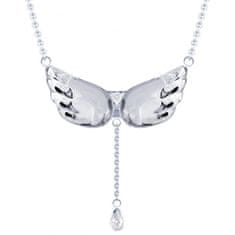 Preciosa Strieborný náhrdelník s kryštálom Crystal Wings 6064 00