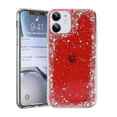 Vennus Brilliant clear púzdro pre iPhone 12 Pro Max - červená