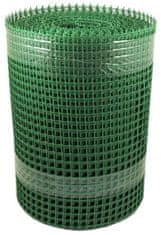 XLtools Pletivo plastové zelené, oko 15 x 15 mm, 0,6 x 50 m, XL-TOOLS