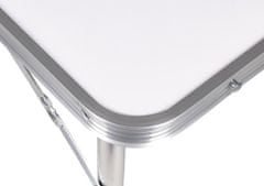 ModernHome HTA120R+4S WHITE Biely skladací stôl so 4 stoličkami