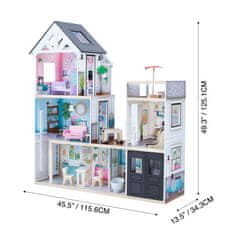 Teamson Olivia's Little World - Veľký domček pre bábiky Dreamland - viacfarebný