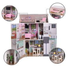 Teamson Olivia's Little World - Domček pre bábiky Dreamland s 3 bočnými otvormi - viacfarebný