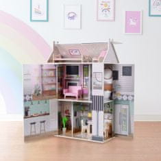 Teamson Olivia's Little World - Domček pre bábiky Dreamland s 3 bočnými otvormi - viacfarebný