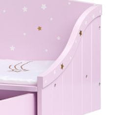 Teamson Olivia's Little World - Detská posteľ pre bábiky Twinkle Stars Princess 18"