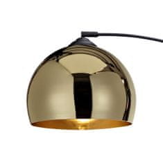 Teamson Versanora - Oblúková stojaca lampa Arquer so zlatou farbou