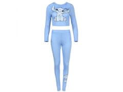 Disney Stitch Disney Damska piżama damska, niebieska, piżama na długi rękaw S