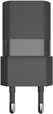 FIXED síťová nabíječka Mini s USB-C + USB-A, PD & QC 3.0, 20W, čierna