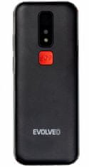 Evolveo EasyPhone LT s nabíjecím stojánkem, čierna