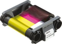 Badgy YMCKO (CBGP0001C), farebná páska pro tiskárny Badgy + 100 PVC kariet (0,76mm)
