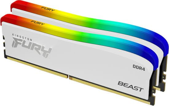 Kingston Fury Beast RGB sa 16GB (2x8GB) DDR4 3600 CL17