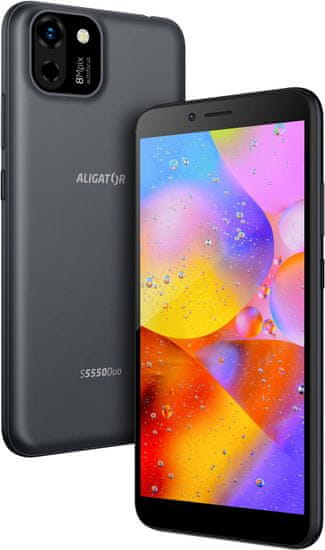Aligator S5550 Duo, 2GB/16GB, Black