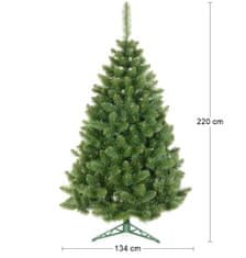 nabbi Vianočný stromček Christee 12 220 cm - zelená