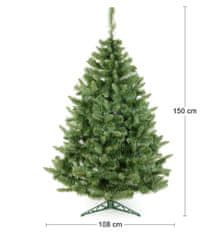 nabbi Vianočný stromček Christee 13 150 cm - zelená