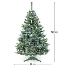 nabbi Vianočný stromček Christee 14 120 cm - zelená / biela