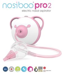 Nosiboo Pro2 Elektrická odsávačka nosních hlenů - růžová