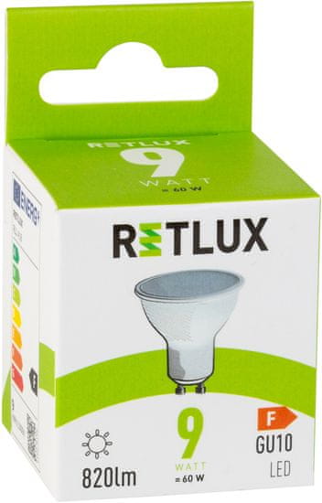 Retlux RLL 418 GU10 žiarovka 9W CW